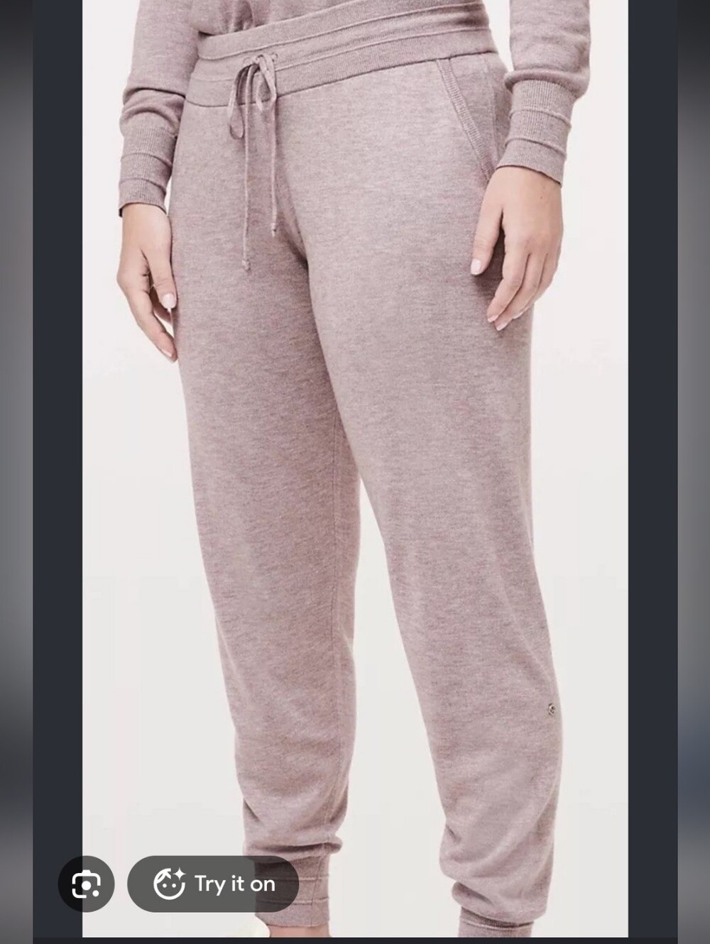 Lululemon Apres Your Way Pale Purple Jogger